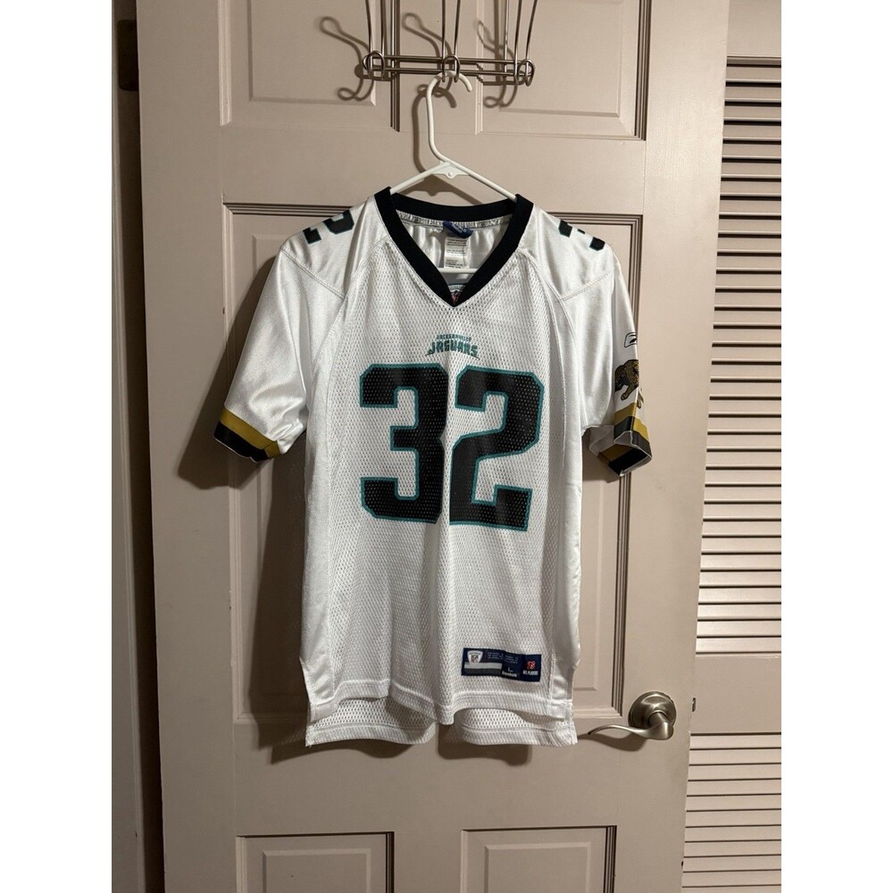 NFL Reebok #32 Jones-Drew Jacksonville Jaguars Youth Size Large Game Jersey